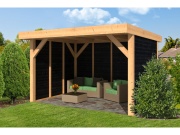 Tuindeco Ommen DIY Flat Roof black impregnated