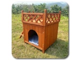 Scobax Villa ROSE | Dřevěný domeček pro mazlíčky - 72 x 58 x 64.5 cm