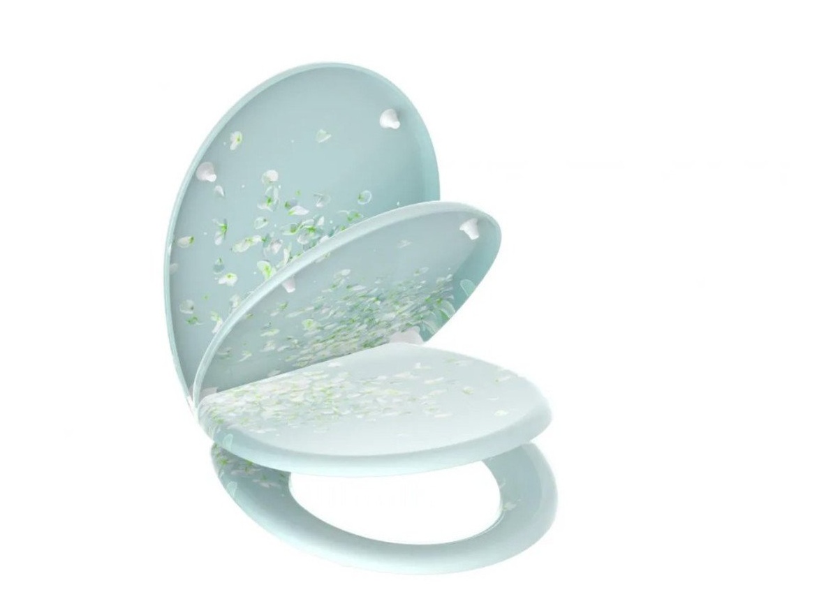 WC sedátka, záchodová prkna Schütte FLOWER IN THE WIND| Duroplast, Soft Close