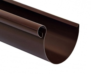 Pozinkované lakované –  Lakovaný odkvapový žľab 4 mx 333 mm RAL 8017 hnedá