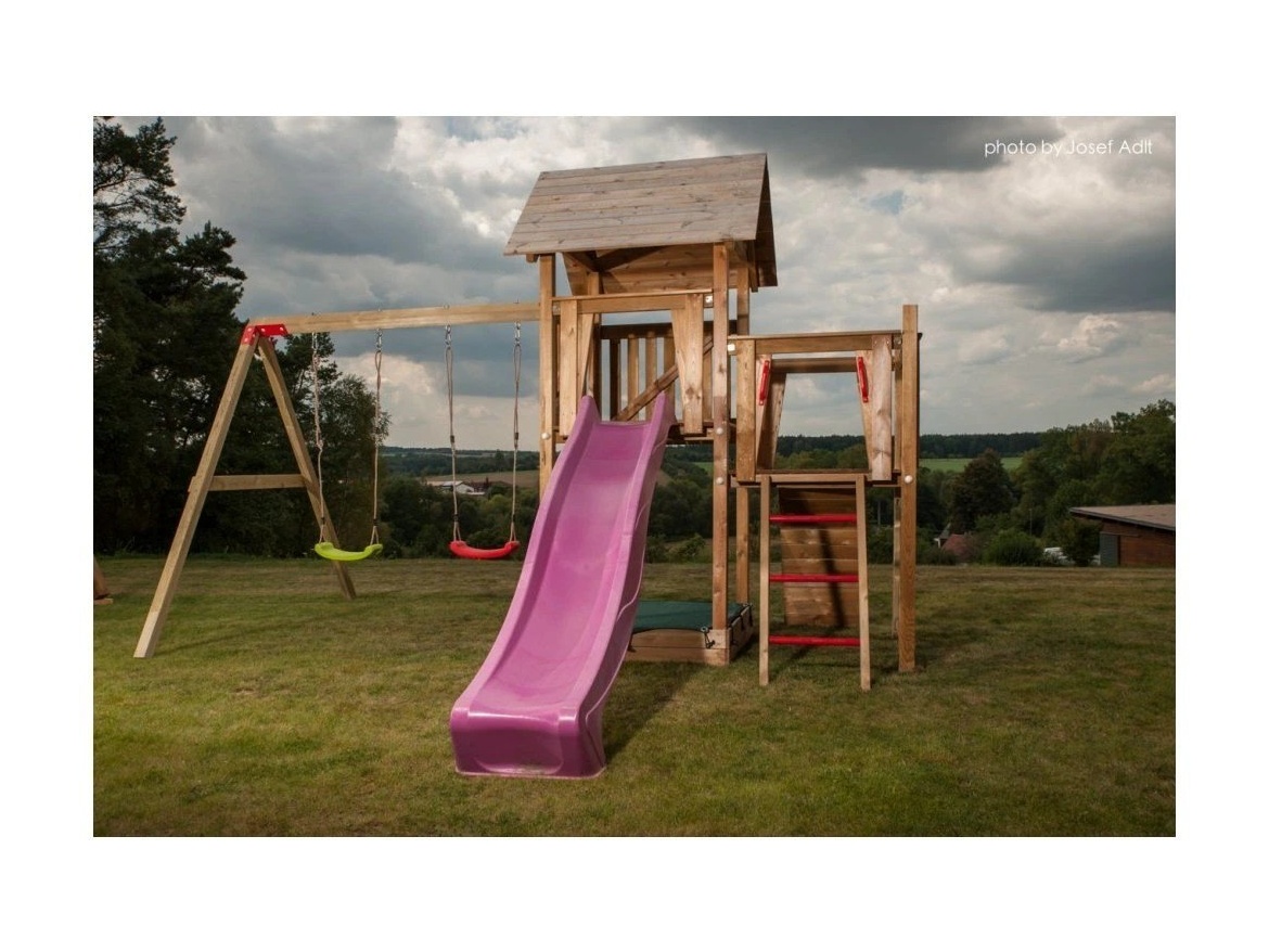 Dětské hřiště se skluzavkou a houpačkou Česká Manufaktura Matýsek