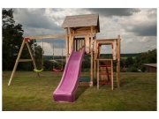 Detské ihrisko so šmykľavkou a hojdačkou Česká Manufaktura Matýsek