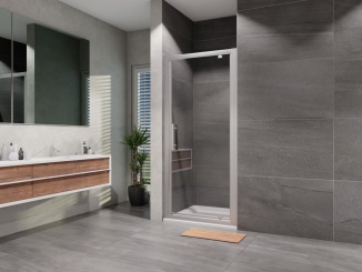 Koupelna a WC –  Lansanit Sprchové dveře Elisa 900 mm, sklo čiré, profil chrom,  PF90-190-C