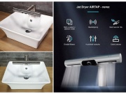Sušiče rúk Jet Dryer AIRTAP 2v1 - kulatá