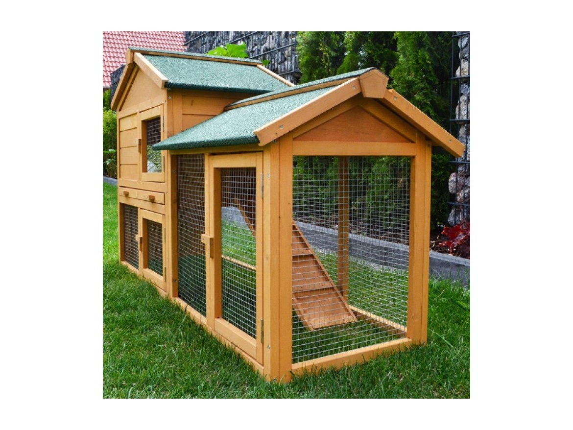Scobax Dřevěná králíkárna BOSKOVICE, 1470x530x850 mm
