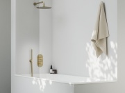 Ravak ES 068.10WV.O3.RB07F Podomítková baterie 3-cestná bez tělesa, White Velvet