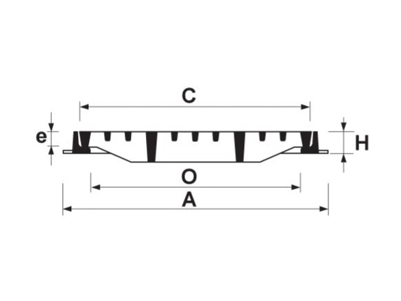 Liatinová mreža Copro Delita D400