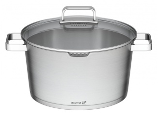 Edény- és edénykészletek – G21 Hrnec Gourmet Magic s cedníkem 28 cm s poklicí nerez