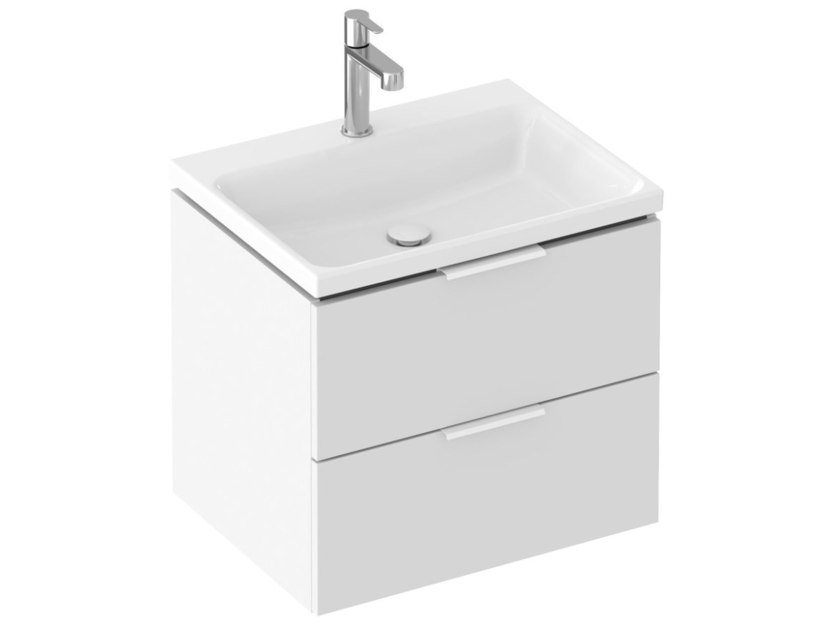 Ravak Umyvadlo Comfort 60, s otvorem pro baterii, bez přepadu, bílá