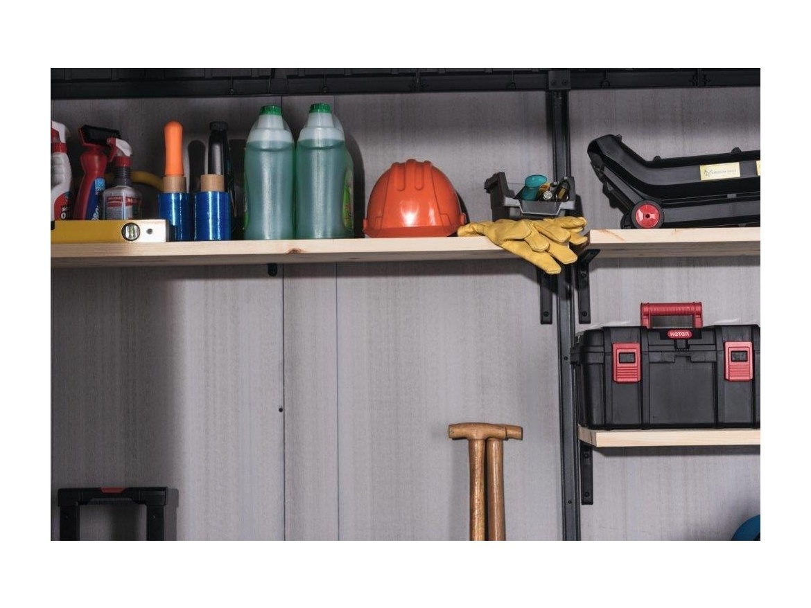 Keter Zahradní domek  Artisan 9x7 grafitový/šedý, s podlahou