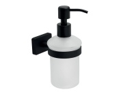 Novaservis Dávkovač mýdla Greta, černá matná, , AGR34BL