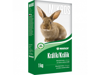 Králíci –  Scobax Mikros Králík, vitamínové krmivo, 1 kg