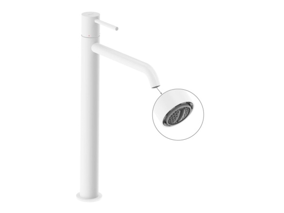 Ravak ES 015.10WV Umývadlová batéria 340 mm bez odtokovej armatúry, White Velvet