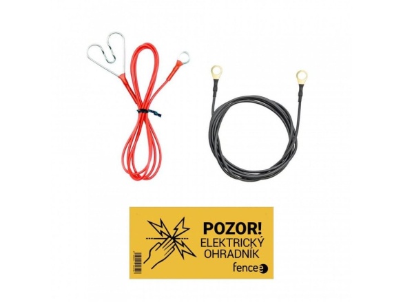 Scobax Set elektrického ohradu pro ochranu proti daňkům, jelenům, lesní zvěři - síťový zdroj - páska 200 m