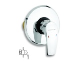 Novaservis Sprchová baterie Metalia 57, chrom, podomítková, bez příslušenství, 57050,0