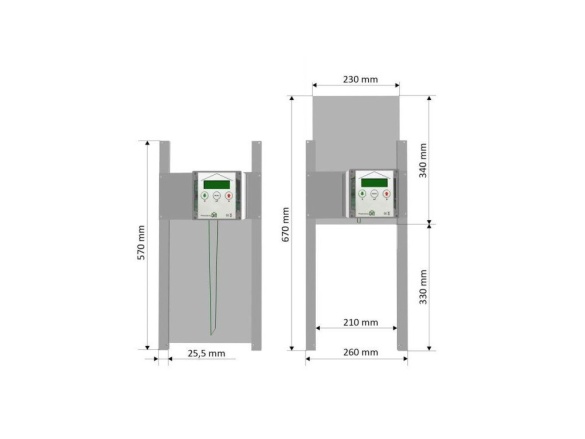 Scobax Komplet automatického otevírání a zavírání kurníku JOSTechnik HK-Bat 23x34 R