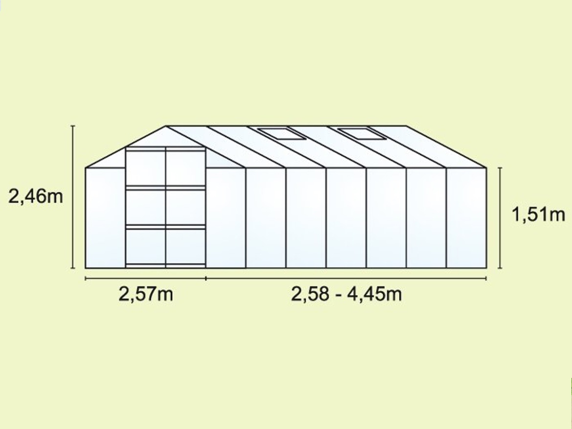 Skleník Vitavia Uranus Premium
