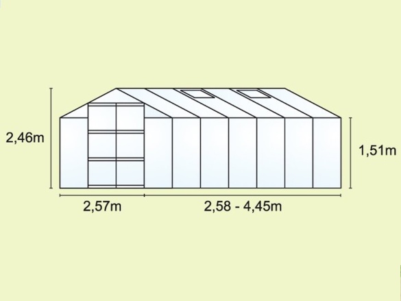 Skleník Vitavia Uranus Premium