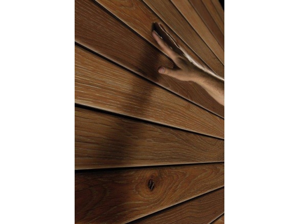 Műanyag kerti ház Keter Signature 9x7 Walnut, s podlahou
