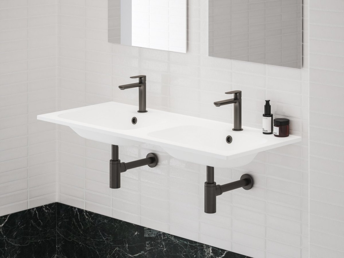 Ravak EL 012.11WV Umývadlová batéria BeCool 170 mm bez odtokovej armatúry, White Velvet