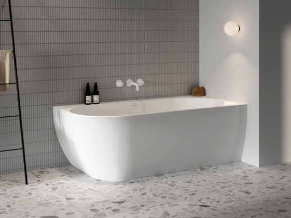 Ravak Vaňa Freedom Corner 170x80 L, voľne stojaca, biela, krytka odtoku biela/čierna/chróm