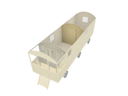 Drevený záhradný domček Tuindeco Patricia