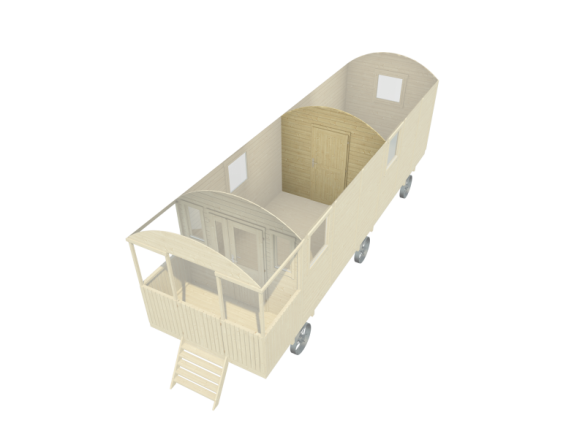 Drevený záhradný domček Tuindeco Patricia