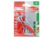 Hm. uzlovací s okrúhlym hákom 6x30/65 blister Klimas Wkręt-met HMOŽDINKA UZLOVACÍ - BLISTR