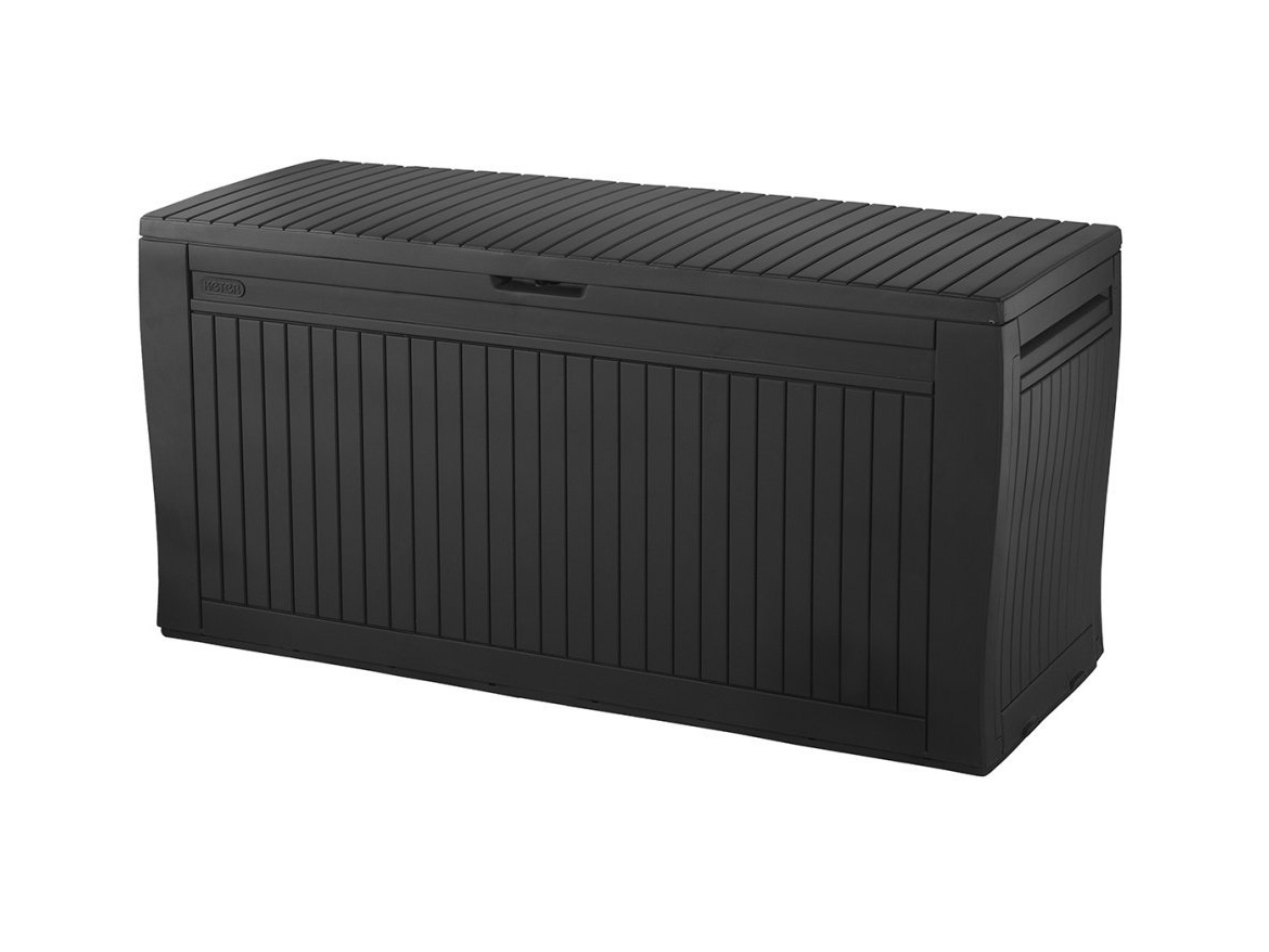 Keter Zahradní úložný box Keter Comfy 270 L - 117,5 x 45 x 57,5 cm - grafit