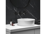 Ravak Umyvadlo Moon 1, bez otvoru pro baterii, bez přepadu
