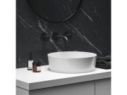 Ravak Umyvadlo Moon 1, bez otvoru pro baterii, bez přepadu