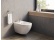 Ravak Bidet Uni Chrome, závěsný, bílá