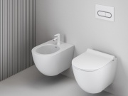 Ravak EL 056.20BLM Bidetová stojánková baterie 130 mm bez výpusti, Black Matt