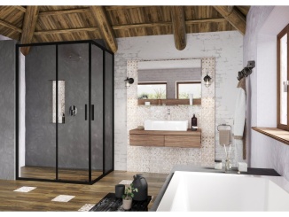 Rohovia –  Ravak BLSRV2K 120, lesk+transparent