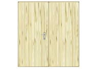 Dveře zahradního domku Bohemit