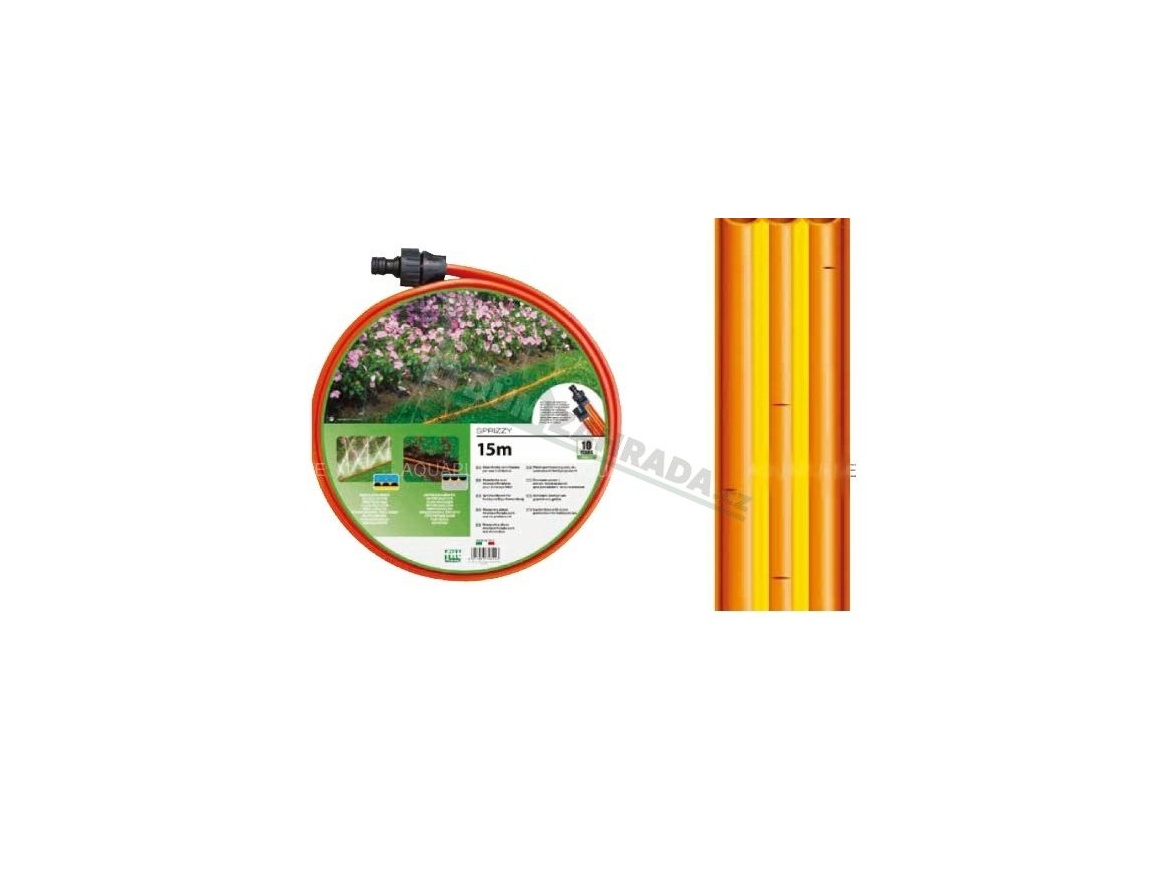 Bradas Perforovaná zahradní hadice SPRIZZY 1/2" - 15m