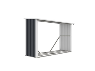 Épületek – G21 Přístřešek na dřevo WOH 335 - 242 x 89 cm, antracitový