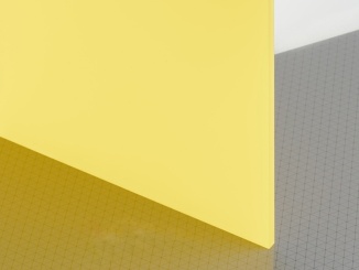 Evonik tömör lemezek – Plexiglas Satinice DC Pískované plexisklo Plexiglas Satinice DC Tloušťka: 6, Barva: žlutá, Kód barvy: 1H17 DC Sunshinte, Šířka: 2030, Délka: 3050, Hmotnost: 44.6, Propustnost světla : 41%, Propustnost světla translucentní (průsvitný): ano