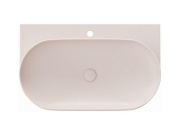 Ravak Umývadlo Yard 80, s otvorom pre batériu, bez prepadu, Smoke Grey