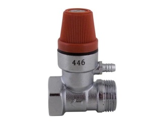 Poistné ventily –  Steno Pojistný ventil k bojleru 6 bar, 1/2", DN 15, 446,  5844612
