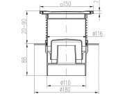 Vpusť Chuděj PVS 110 L2