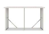 G21 Přístřešek na dřevo  WOH 682 - 302 x 119 cm, šedý