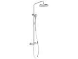 Ravak DS 091.00CR Sprchový sloup netermostatický, posuvný, se sprchovým setem, chrom