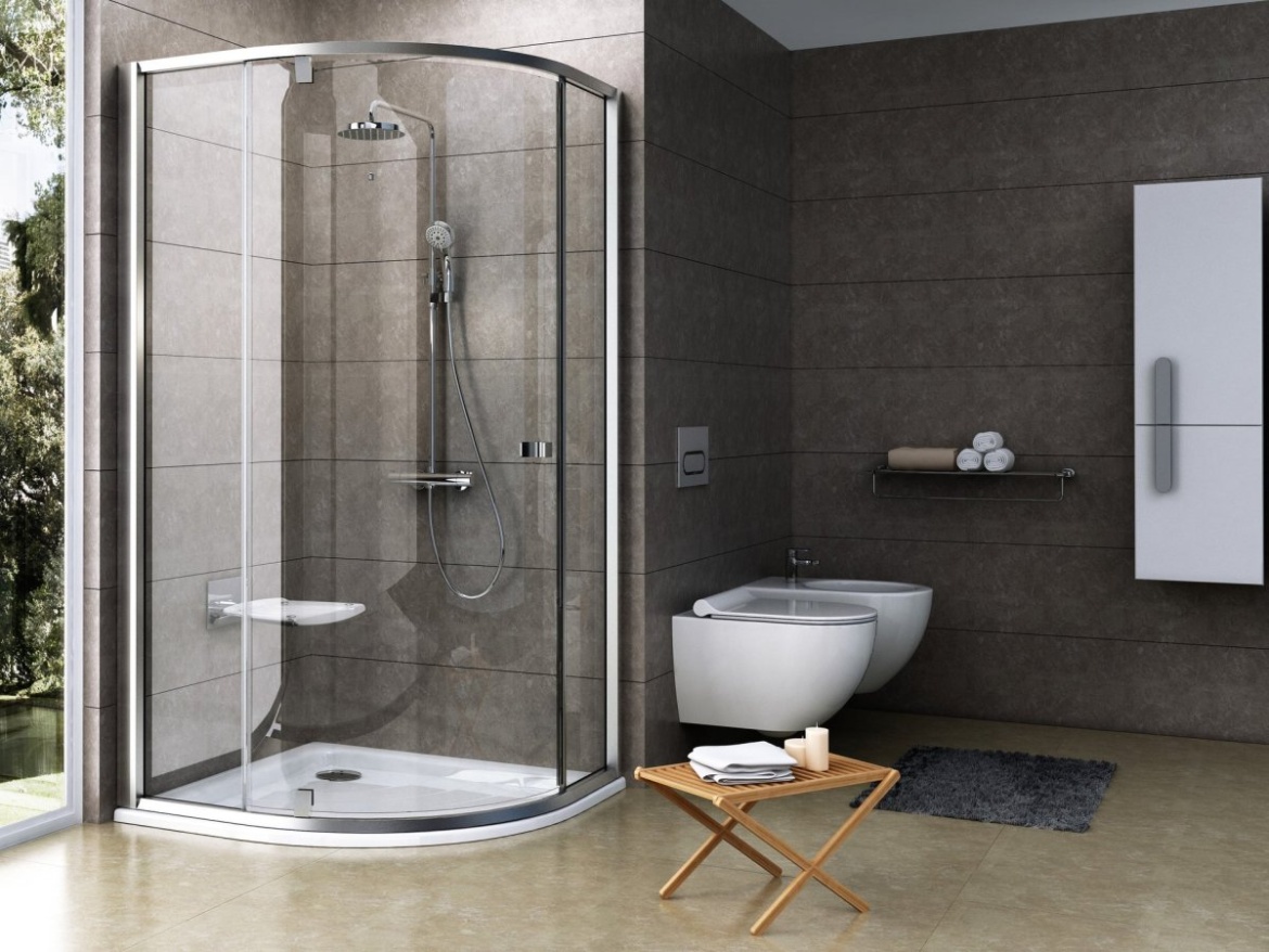 Ravak PSKK3 80x80, lesk+transparent