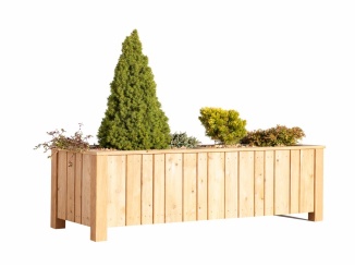 Truhlíky –  Samozavlažovací truhlík obdélník Česká Manufaktura 45,3 cm, smrk, 163 x 56 cm