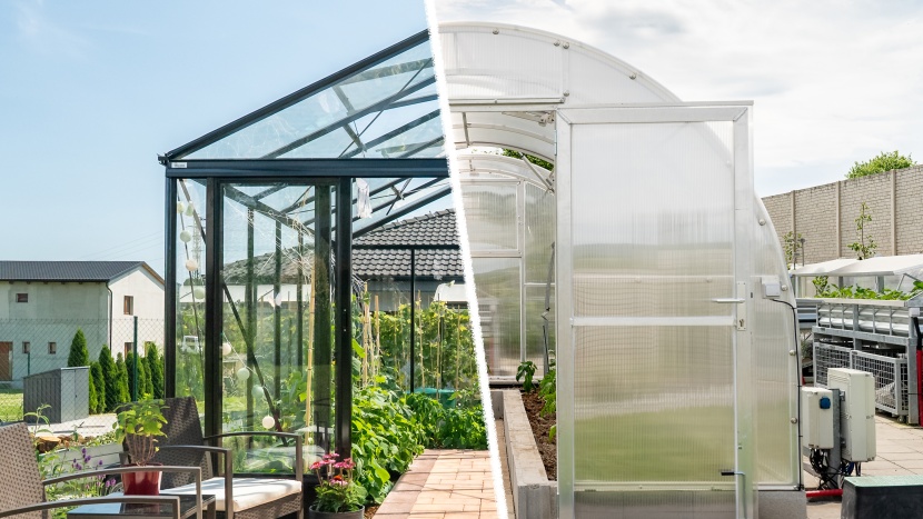 Skleník ze skla nebo polykarbonátu?