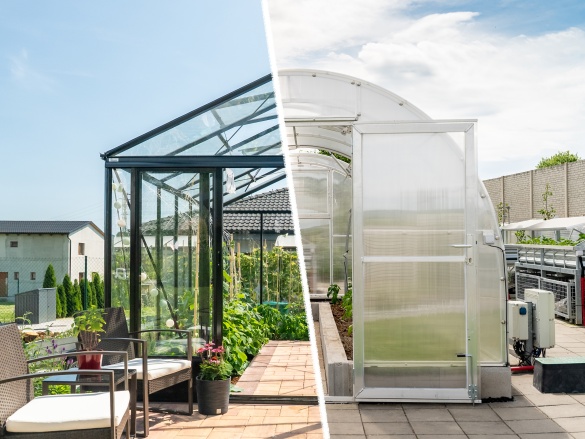 Skleník zo skla alebo polykarbonátu?