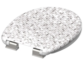 Schütte –  Schütte MOSAIK GRAU| Duroplast, Soft Close