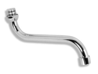 Sprchování – Novaservis Výtokové ramínko trubkové 22 cm, 3/4", chrom, RAM1070/T,0