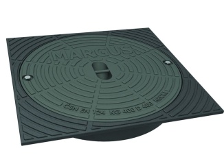 Heckl aknafedelek –  Margus 400 x 400 mm DN 400